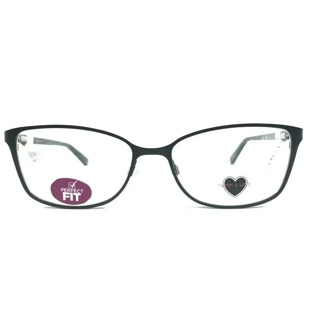 Truth & Love T & L 06 COL 90 Eyeglasses Frames Black Tortoise Cat Eye 53-16-135